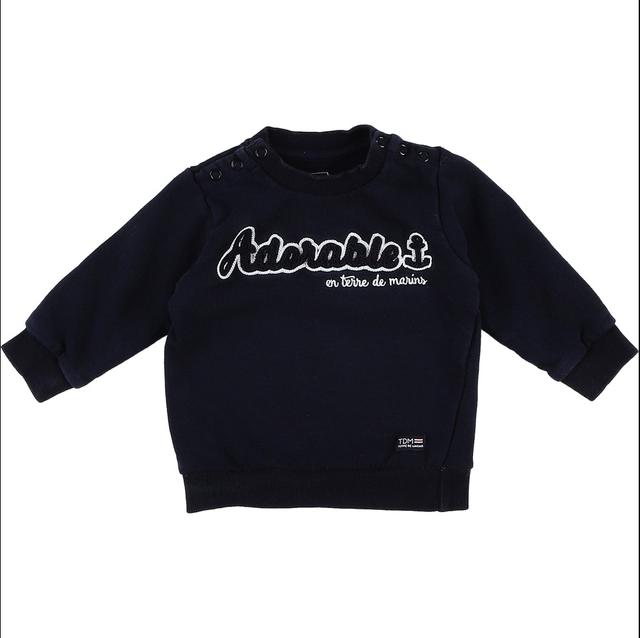 TERRE DE MARINS - Sweat bleu - 6 Mois