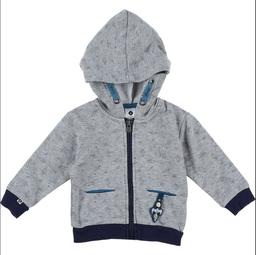 Z - Sweat gris, bleu - 6 Mois