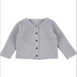 BOUT'CHOU - Gilet gris - 12 Mois