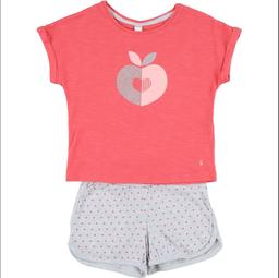 OKAÏDI - Pyjama rose, gris - 5 Ans