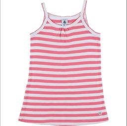 PETIT BATEAU - Chemise de nuit rose, blanc - 3 Ans