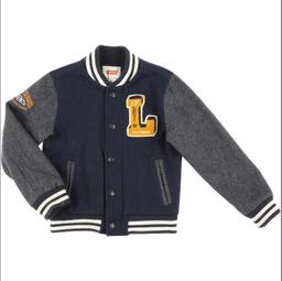 LEVI'S - Blouson Teddy bleu - 8 Ans