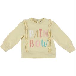 MES PETITS CAILLOUX - Sweat jaune - 3 Mois