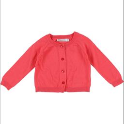 TROIZENFANTS - Gilet rose - 6 Mois