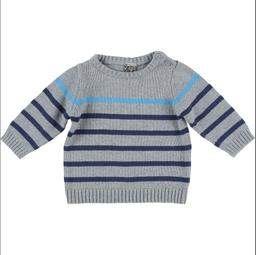 TAPE À L'OEIL - Pull gris, bleu - 6 Mois