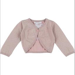 LULUCASTAGNETTE - Gilet rose, doré - 12 Mois