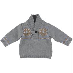 JACADI - Pull gris - 6 Mois