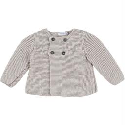 BOUT'CHOU - Gilet beige - 6 Mois