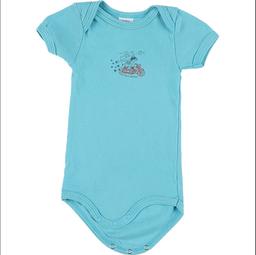 PETIT BATEAU - Body bleu - 3 Mois