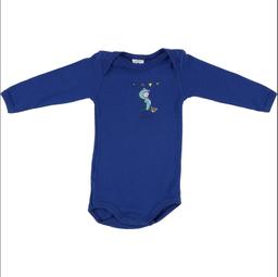 PETIT BATEAU - Body bleu - 6 Mois