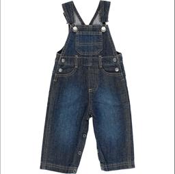 PETIT BATEAU - Salopette jean - 6 Mois