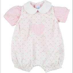 CHICCO - Ensemble barboteuse et chemise rose - 1 Mois