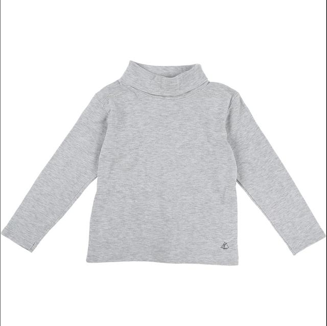 PETIT BATEAU - T-shirt gris - 4 Ans