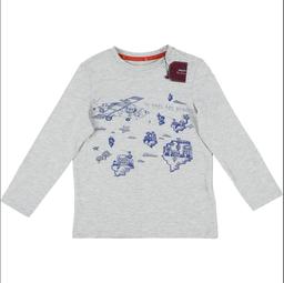 SERGENT MAJOR - T-Shirt gris, bleu - 6 Ans