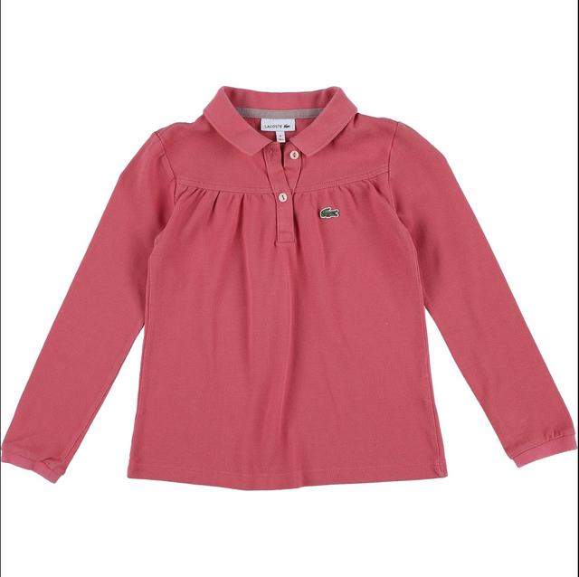 LACOSTE - Polo rose - 8 Ans