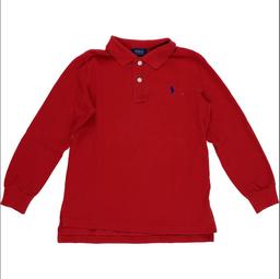 RALPH LAUREN - Polo rouge - 6 Ans