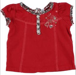 SERGENT MAJOR - T-shirt rouge - 3 Mois