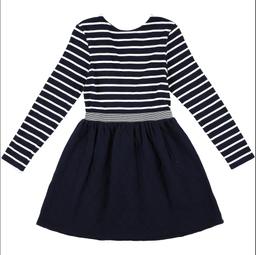 PETIT BATEAU - Robe bleu, blanc - 10 Ans