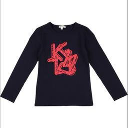 KENZO - T-shirt bleu, rose - 8 Ans