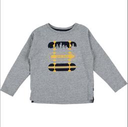 OKAÏDI - T-shirt gris, bleu, jaune - 6 Ans