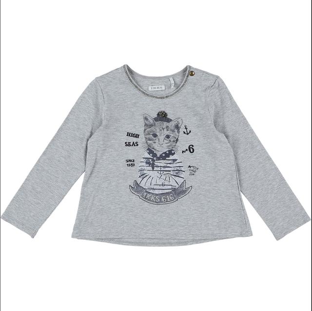 IKKS - T-shirt gris - 3 Ans