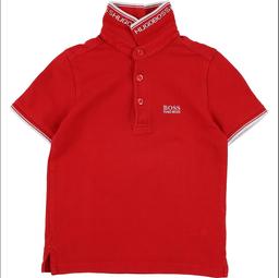 HUGO BOSS - Polo rouge - 6 Ans