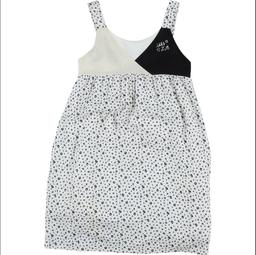 IKKS - Robe noir, blanc cassé, doré - 8 Ans