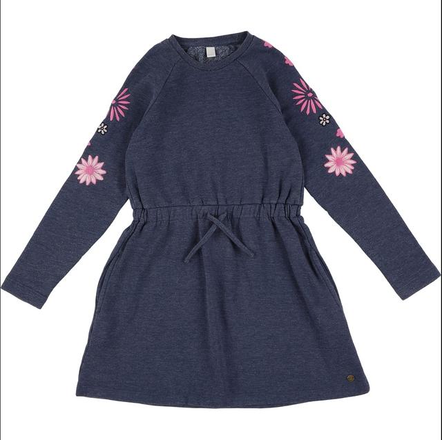 ESPRIT - Robe gris, rose - 9 Ans