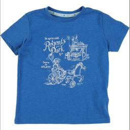 SERGENT MAJOR - T-shirt bleu, blanc - 4 Ans