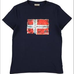 NAPAPIJRI - T-shirt bleu - 10 Ans