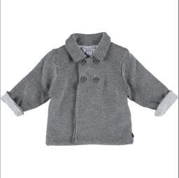 OBAÏBI - Veste gris, blanc - 3 Mois