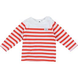 Z - T-shirt blanc, orange - 6 Mois