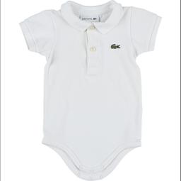 LACOSTE , 6 Mois polo body blanc