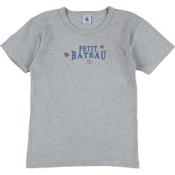 PETIT BATEAU - Maillot de corps gris - 10 Ans