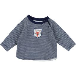 PETIT BATEAU - T-shirt bleu, blanc - 6 Mois