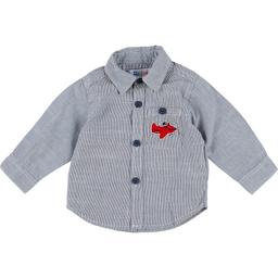 LA COMPAGNIE DES PETITS - Chemise bleu, blanc - 6 Mois