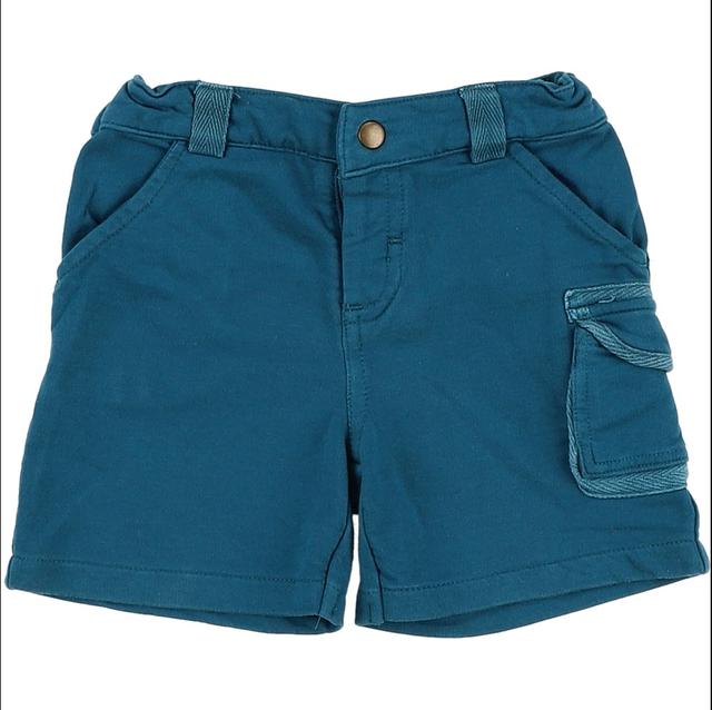 BOUT'CHOU - Short bleu - 18 Mois