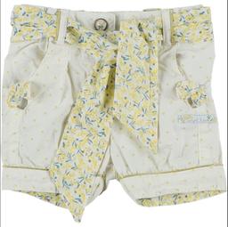 SERGENT MAJOR - Short blanc, jaune - 6 Mois