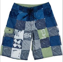 QUIKSILVER - Maillot de bain bleu, vert - 10 Ans