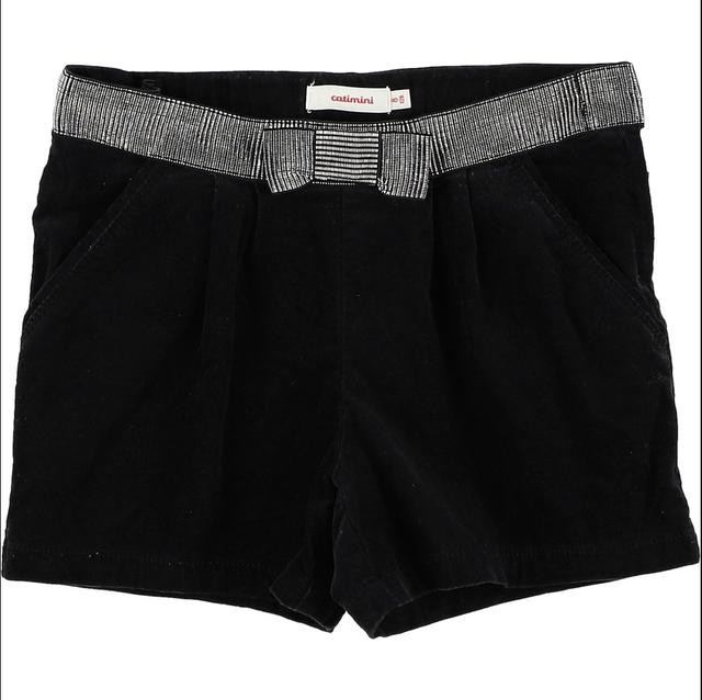 CATIMINI - Short velour noir - 8 Ans