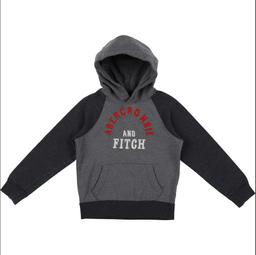 ABERCROMBIE - Sweat gris - 8 Ans