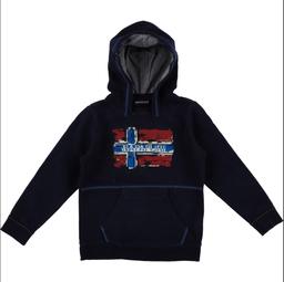 NAPAPIJRI - Sweat bleu marine - 8 Ans