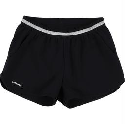 DECATHLON - Short noir, argent - 9 Ans