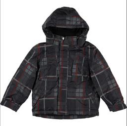 UTOPIK - Blouson de ski noir, gris, rouge - 4 Ans