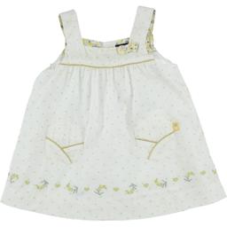 SERGENT MAJOR - Robe jaune, blanc - 3 Mois