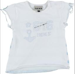 IKKS - T-shirt blanc, bleu - 24 Mois