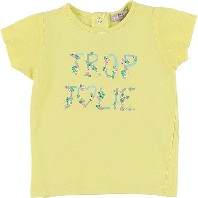 GRAIN DE BLÉ - T-shirt jaune - 6 Mois