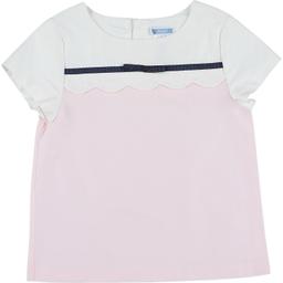 JACADI - Blouse rose, blanc - 8 Ans