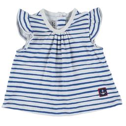 PETIT BATEAU - T-shirt bleu, blanc - 3 Mois