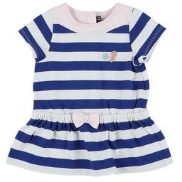 SERGENT MAJOR - Robe bleu, blanc - 6 Mois